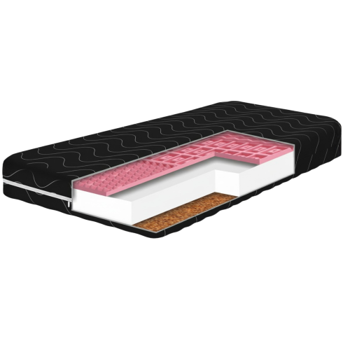 Materac piankowy masujący z kokosem
